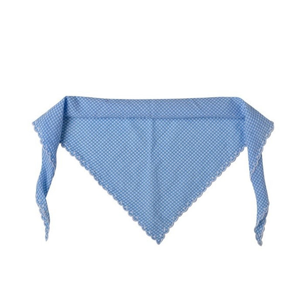 Embroidered Trim Scarf Mini Vichy