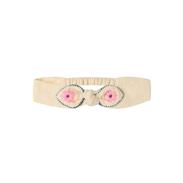Embroidered Hair Band Bow OS