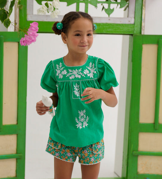 Florence Embroidered Blouse