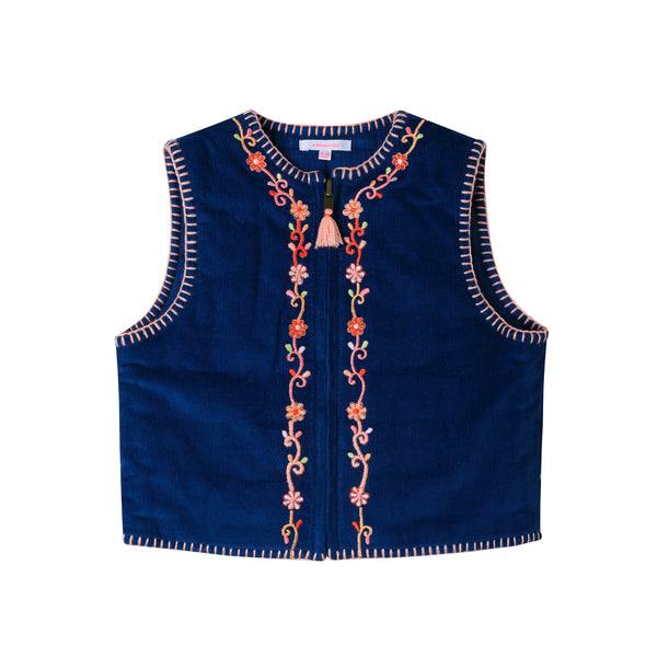 Marceline Embroidered Vest