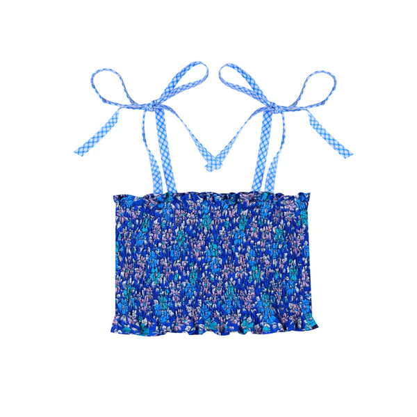 Teeny Shirred Top Florale