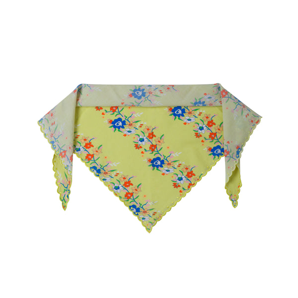 Embroidered Trim Scarf