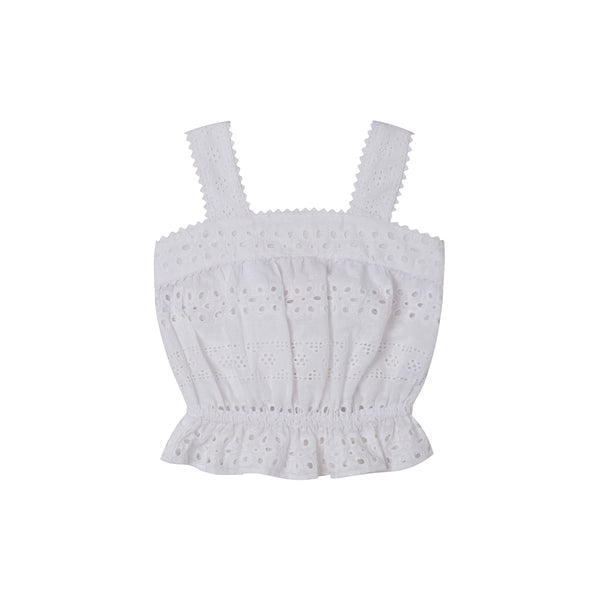 Posie Broderie Anglaise Top