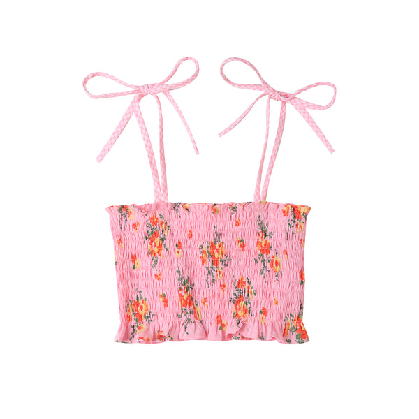 Teeny Shirred Top Pretty Posie