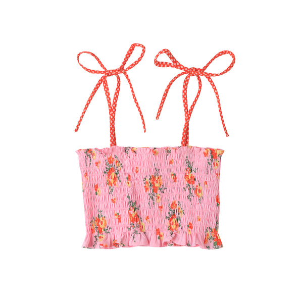 Teeny Shirred Top Pretty Posie