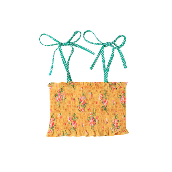 Teeny Shirred Top Pretty Posie