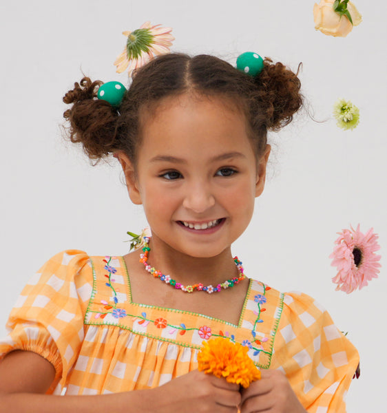 Flower Bead Necklace