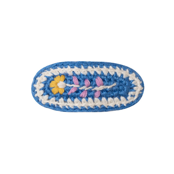 Crochet Embroidered Hair Clip -1pc