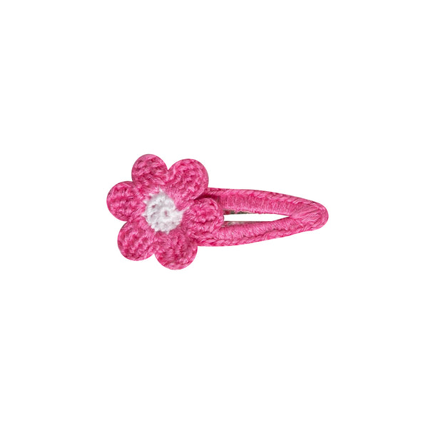 Petal Crochet Hair Clip Set  [ 2pcs ]