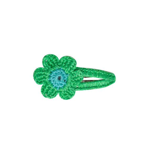Petal Crochet Hair Clip Set  [ 2pcs ]