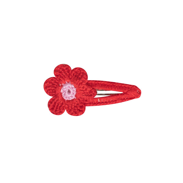 Petal Crochet Hair Clip Set  [ 2pcs ]
