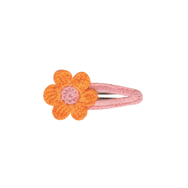 Petal Crochet Hair Clip Set  [ 2pcs ]